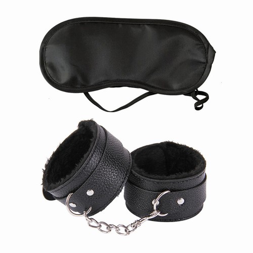 BDSM Bondage Handcuffs Neck Collar Cuffs Slave Open Mouth Gag Couples Adult Game - Picture 23 of 24