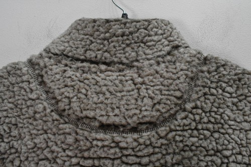Cuddly Sherpa Girls Long Sleeve 1/4 Zip Casual Faux Fur Sweatshirt Jacket 7/8 - Picture 6 of 9