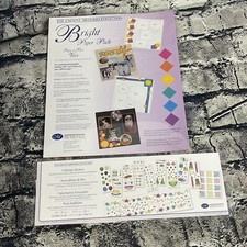 Creative Memories BRIGHT Paper Pack 10" x 12"  CELEBRATE Stickers