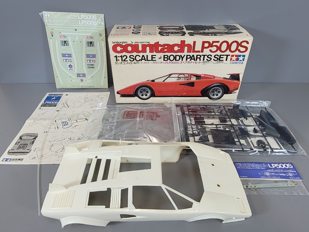 Tamiya R/C 1/12 Lamborghini Countach LP500S Spare Body Parts Tamiya R/C 1/12 Lamborghini Countach LP500S Spare Body Parts