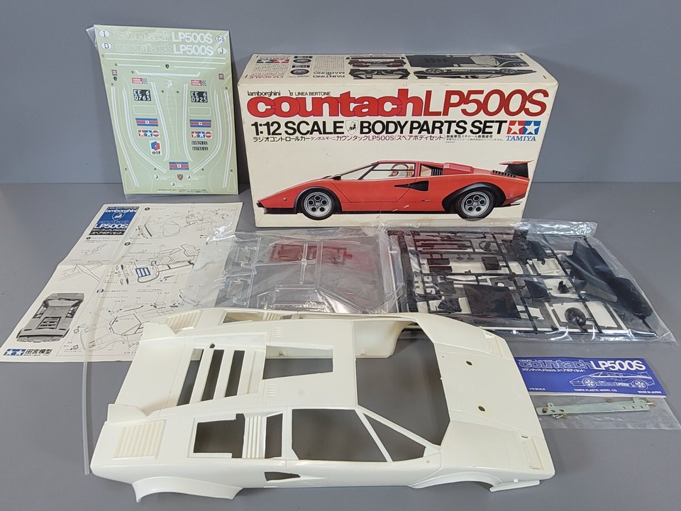Tamiya R/C 1/12 Lamborghini Countach LP500S Spare Body Parts Set ...