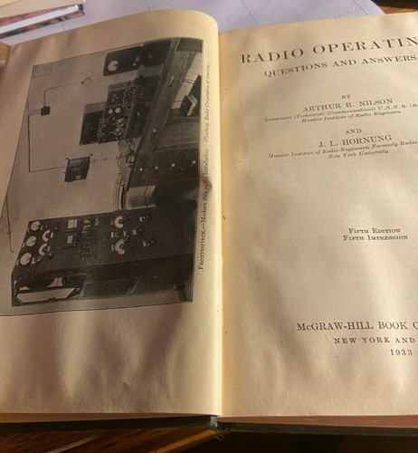 Radio Operating Questions and Answers 1933 By Arthur R Nilson & JL Hornung 389 P - Picture 4 of 8