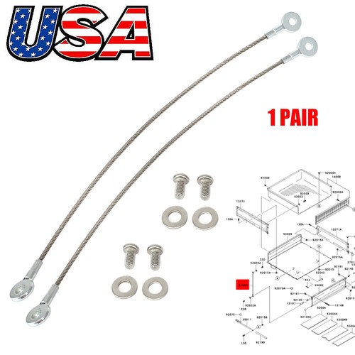 Tailgate Cable Hook 530450004 For Kawasaki Mule 3000 3010 4000 4010