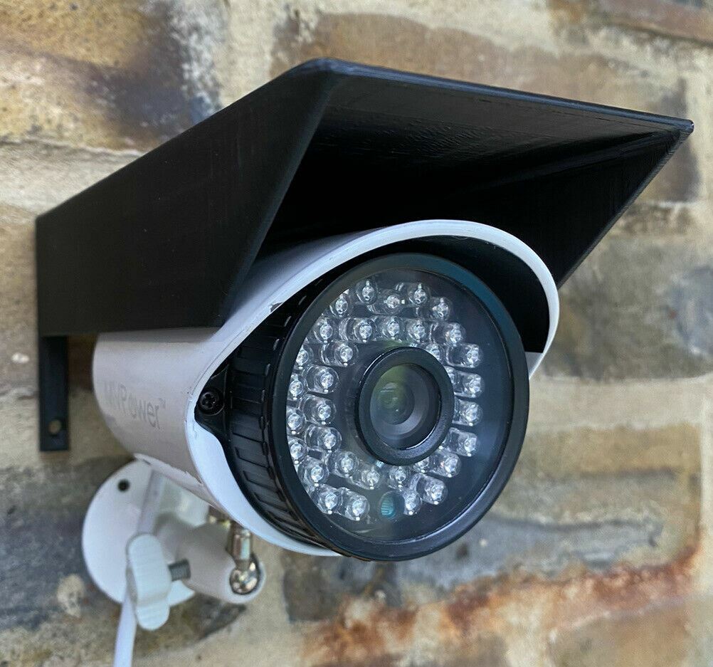 wijs Absorberen Intiem Security CCTV Camera Rain Cover Housing Sun Shade Arlo Blink Eufy UK Screws  | eBay