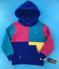 Polo Ralph Lauren Spectre 2 Color Block Hoodie Pullover Sweatshirt KIDS SZ 6