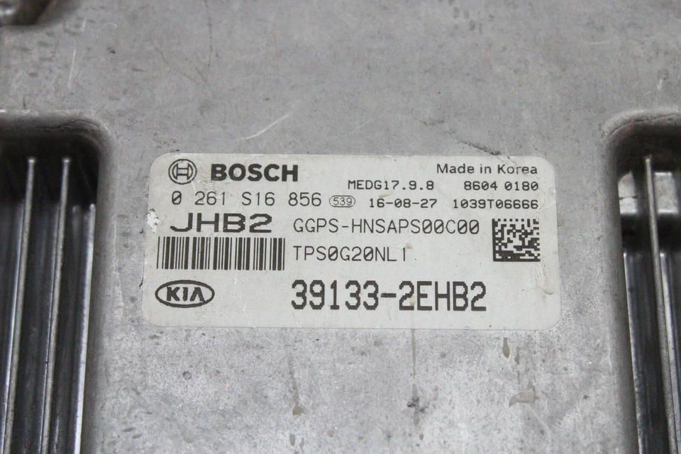 KIA SOUL 2.0 2017 módulo de control del motor de EE. UU. 39133-2EHB2 computadora 10094 OEM 17 18 Foto 2 de 4