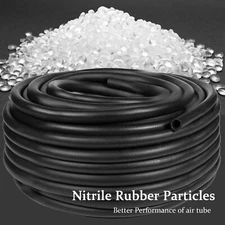 1/4" Nitrile Rubber (NBR) EFI Fuel Injection Line Hose Flexible braided Gas Line