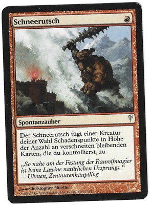 Schneerutsch / Skred  - COLDSNAP -  deutsch  (fine -)  ** Damage equal Snow **