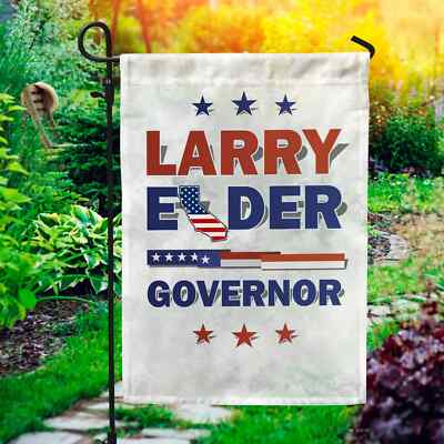 Larry Elder For California Governor Black Conservative Wall Graden Flag