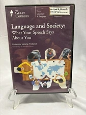 The Great Courses: LANGUAGE AND SOCIETY: WHAT YOUR SPEECH SAYS ABOUT YOU 4-DVD
