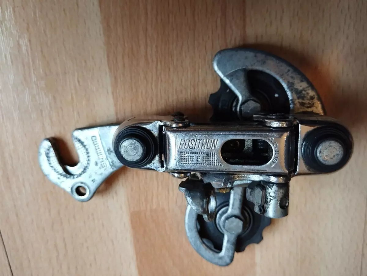 Vintage Shimano Rear Derailleur Positron 2 Hanger 5 Speed Retro Bike