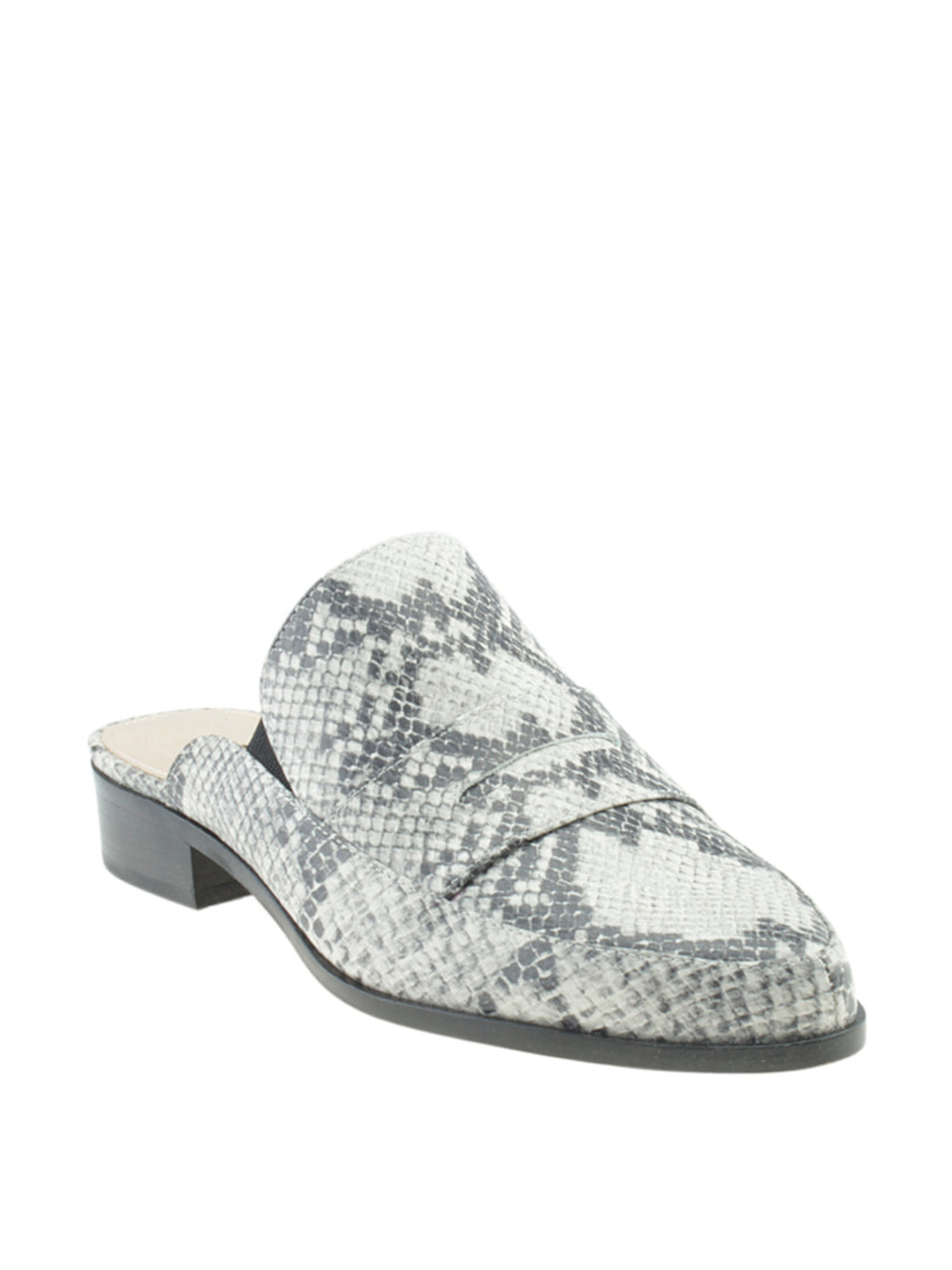 FRENCH CONNECTION Женские серые кожаные слипоны со змеиным рисунком Penny Louis 55 10790₽