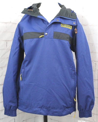 Volcom Longo Pullover Shell Snowboard Jacket, Men's Small, Navy Blue New - Picture 5 of 5