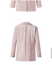Women Fashion Casual Solid Long Sleeve Blazer