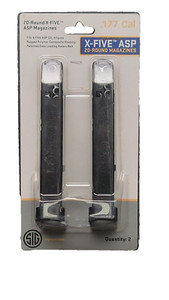 Sig Sauer X-Five ASP Magazine 2 Pack .177 Caliber 20 Rounds AMPC-177-20X