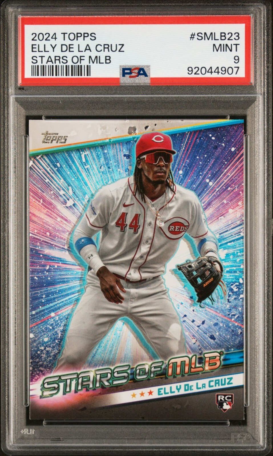 2024 Topps Stars of MLB Elly De La Cruz Rookie Card RC #SMLB-23 PSA 9 MINT Reds