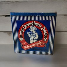 Warsing Gesundheit Zwieback Alte Blechdose Antik Blechtruhe Friesenmädel Cacao