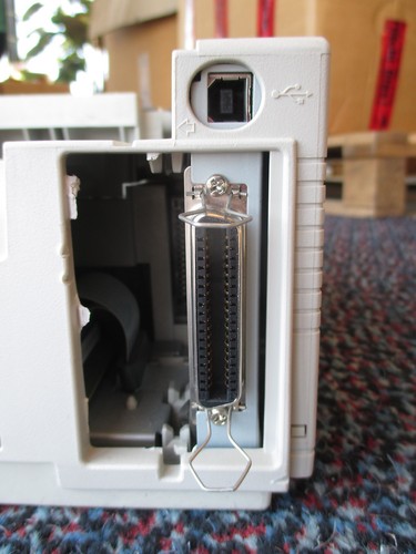 OKI 3390 24-Pin MISSING COVERS Dot Matrix Impact Printer GE7200B USB Drucker - Afbeelding 2 van 2