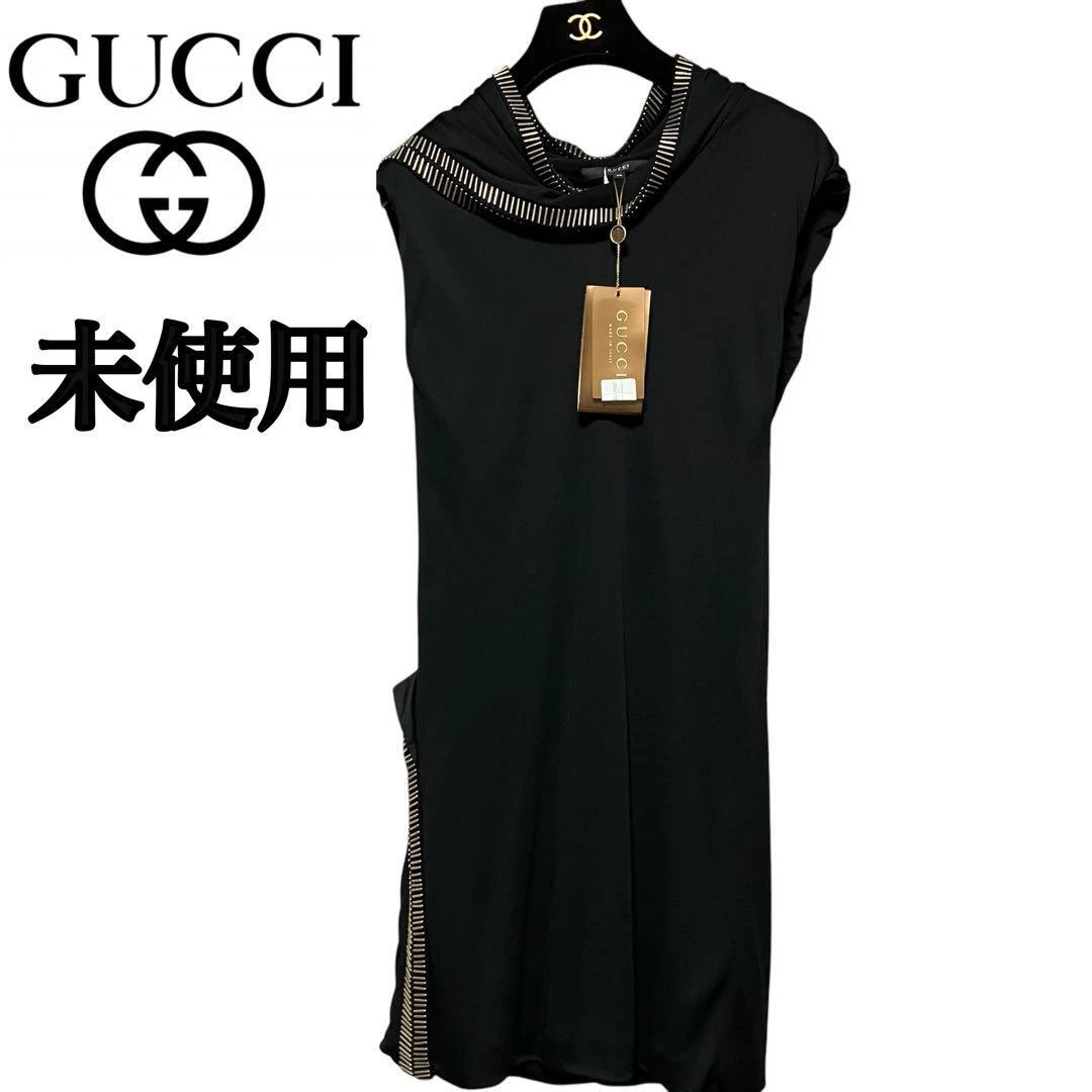 Robe moulante accessoires GUCCI robe noire femme taille 36 du Japon i6950