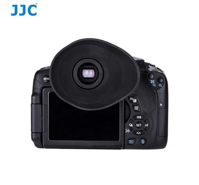 JJC Big Ergonomic Oval Soft Eyecup for Canon EOS 6D II 5D 800D 750D 80D 77D 60D - Image 4 of 4