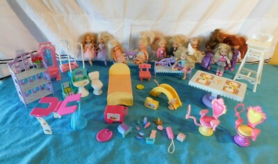 Lot 13 Kelly Kid Core Sping OG Jointed Simba Doll High Chair Caring Corner Table