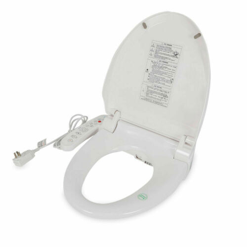 Smartbidet Electric Bidet Toilet Seat For Elongated Toilets Double Nozzles - Picture 3 of 9