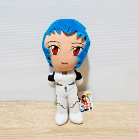 Neon Genesis Evangelion Rei Ayanami Plush Toy SEGA 1995 Toy Japan Plug Suit TAG