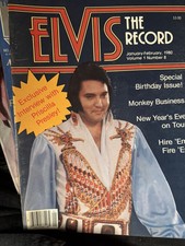 ELVIS THE RECORD Magazine Jan/feb 1980-Elvis Presley VERY RARE Vol 1 No. 8