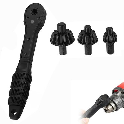 3 In 1 Drill Chuck Ratchet Spanner Key Replacement Tool Electric Drills