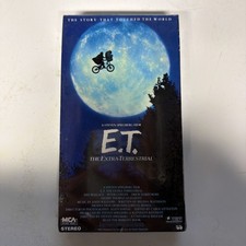 Et the Extra-Terrestrial 1988 VHS Green/Black Tape