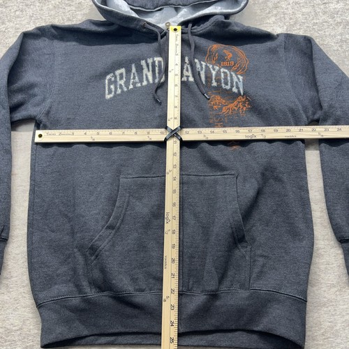 Grand Canyon Hoodie Prairie Mountain Fleece lined full zip Large Gray - Picture 5 of 6