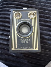 1940s Kodak Brownie Target Six-16 Film Box Camera Estate