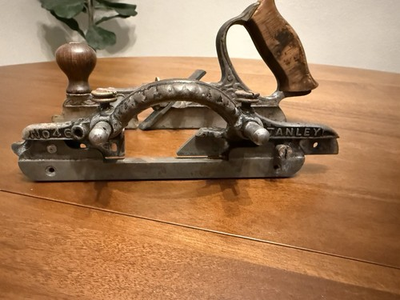 #ad Vintage Stanley No 46 Skew Plow Plane Woodworking Tool $110.00