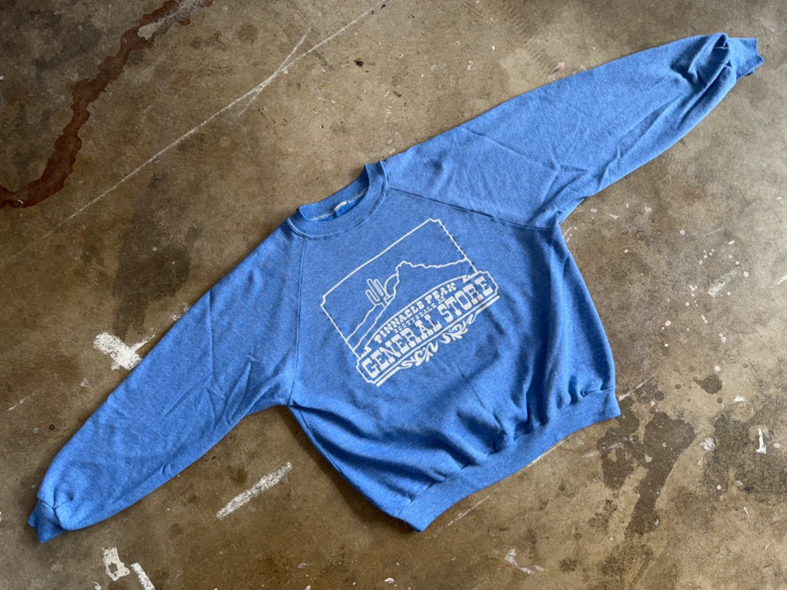 70s VINTAGE PINNACLE PEAK GENERAL STORE SWEATSHIRT SZ M SCOTTSDALE ARIZONA 80s