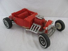 Vintage Marx Battery Operated Big Red T-bucket Hot Rod Parts Restore Vintage Marx Battery Operated Big Red T-bucket Hot Rod Parts Restore