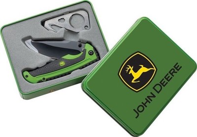 Case Cutlery John Deere TecX Pocket Knife Steel Blade Nylon/Rubber Handle 15793
