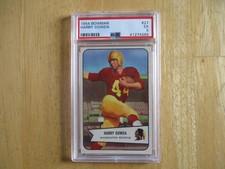 Harry Dowda RC Redskins 1954 Bowman Football #27 PSA 5 EX