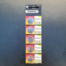CR2032 - 5 Pack Button Cell Battery Lithium - 3V