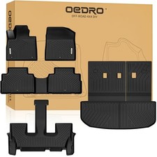 20-25 Hyundai Palisade 7/8 Seat Floor Mats Cargo w/ Backrest Liners OEDRO