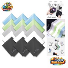 Versatile Microfiber Cleaning Wipes for Glasses, Screens  Delicates - 15 Pack