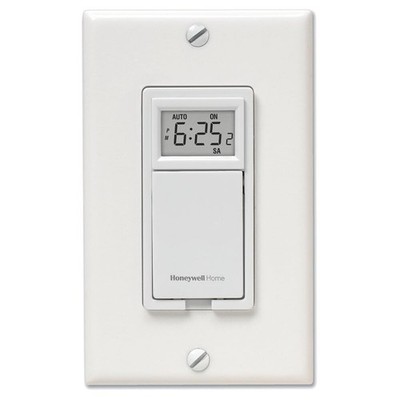 Honeywell PLS730B1003 Programmable Wall Switch 120V, 20A, AC 7 Days EconoSwitch 