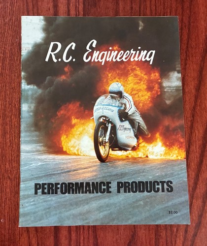 Vintage R.C Engineering Motorcycle Performance Products catalog