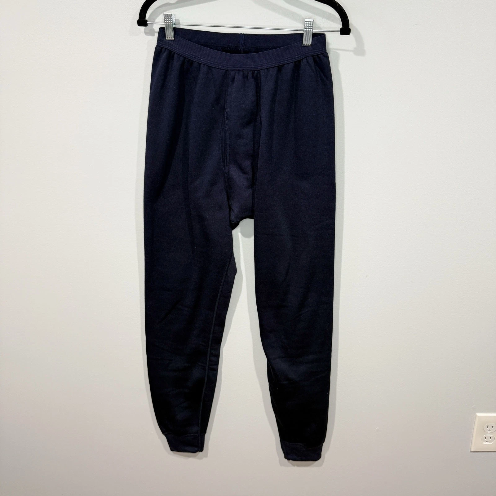 Patagonia Capilene Midweight Baselayer Pants Navy Size L Fleece Lined