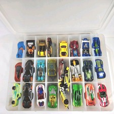 Hot Wheels Match Box Plus Brand Assorted Cars X49 Double Sided Carrying Case K 