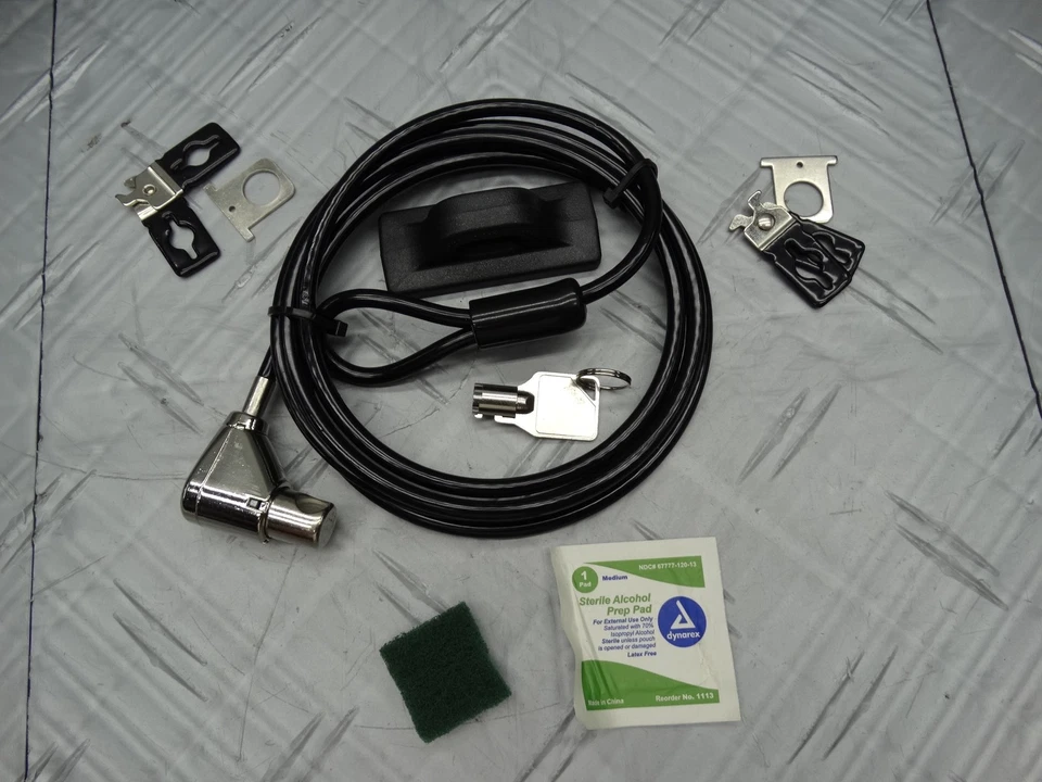 Guardian Desktop Monitor Docking Station Lock Kit Steel Cable - Image 2 of 4