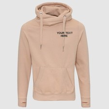 Personalised Custom Embroidered Just Hoodie Cross Neck Sports Casual Adult Hoody