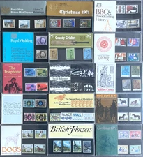 GB Presentation Packs MNH 1971 to 1979 Commemorative Packs Multiple Listing
