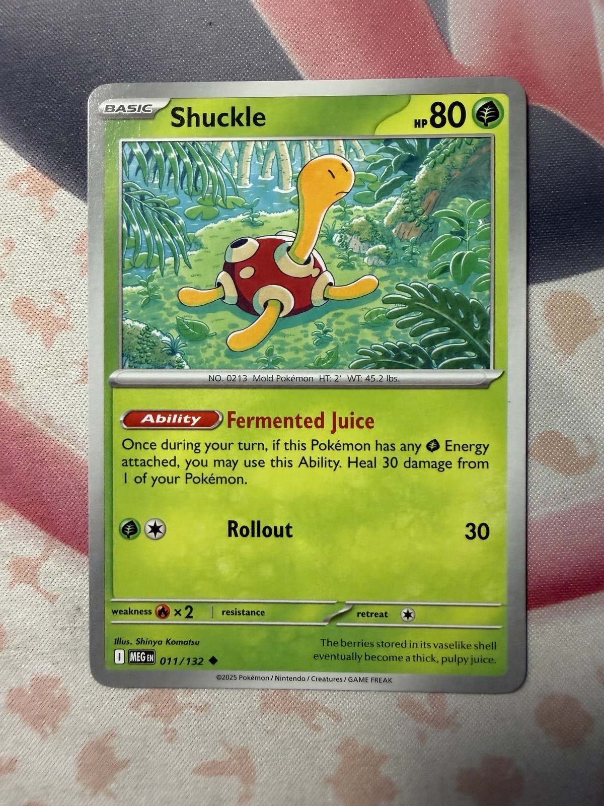 Shuckle - Uncommon ME01: Mega Evolution 011/132 NM English