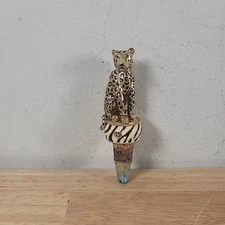 St. John Leopard Wine Cork Stopper