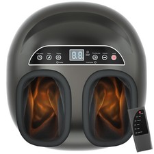 Foot Massager Machine with Heat,Shiatsu Foot Massager Home with Air Compressi...